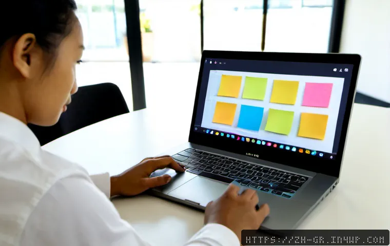 원격 협업 도구를 이용한 아이디어 브레인스토밍 기법 - Photorealistic remote brainstorming session in a bright modern home office, diverse team members sho...