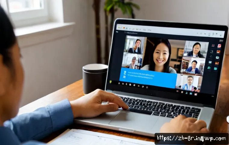 원격 팀과의 효과적인 피드백 제공 방법 - Photorealistic remote feedback meeting, a thoughtful team leader in a bright home office speaking wa...